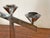 Modern Vintage Art Deco French Chrome and Metal Candleholders, 1930s, Set of 2 For Sale - Image 3 of 7