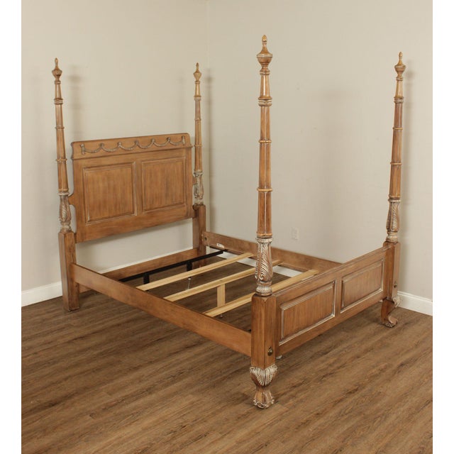 Traditional Lexington Furniture Queen Poster Bed For Sale - Image 3 of 18