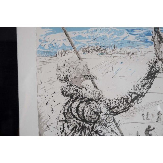 Modern Surrealism Lithograph in the Style of Salvador Dali's l'Age d'Or - Framed For Sale In Detroit - Image 6 of 10