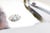 Silver Vintage Spratling Style Modernist Hallmarked Sterling Silver and Rosewood Serving Spoon. For Sale - Image 8 of 9