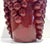 Post-Modern Italian Pair of Sculptural Ceramic Dark Wine Vases With Grapevine Decor For Sale - Image 12 of 12