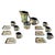 Espresso Service with Stone Age Painting for 6 from Lascaux, France 1960s, Set of 15 For Sale - Image 12 of 12