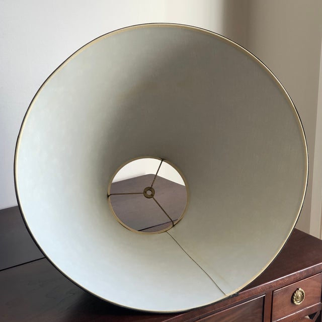 Vintage Empire Style Charcoal Lamp Shade For Sale - Image 4 of 12