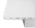 Worlds Away Matthew Izzo Home Lucian Matte White Lacquer Studded Edge Dining Table For Sale - Image 4 of 5