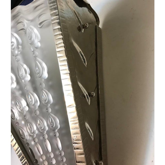 French Art Deco Fan Sconces by Genet Et Michon - a Pair For Sale - Image 10 of 12