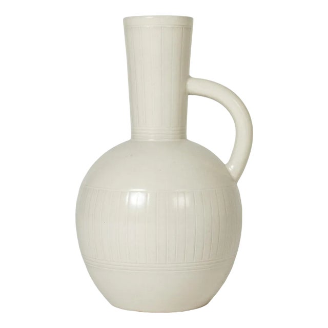 Modernist Floor Vase by Andersson & Johansson for Höganäs, 1940s For Sale