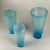 Aqua Vintage Murano Glass Vases by Gio Ponti, Italy, 1970s, Set of 3 For Sale - Image 8 of 12