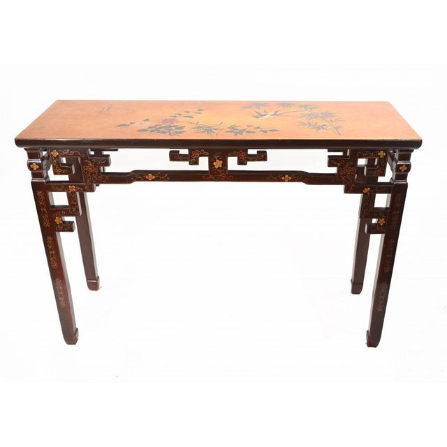 Painted Chinese Console Table For Sale - Image 3 of 12