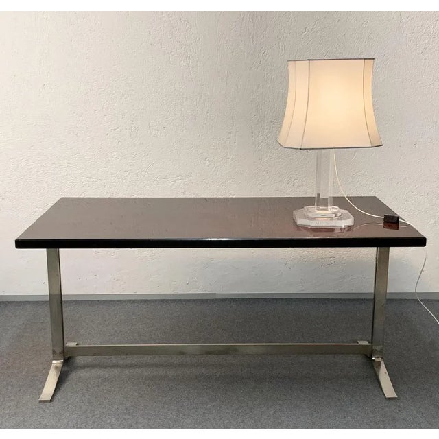 Mid-Century Modern Italian Table Lamp in Acrylic Glass, Italy, 1970s For Sale - Image 11 of 16