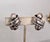 Vintage Signed Napier Modernist Silvertone Scroll Clip Earrings-2 Pieces For Sale In Philadelphia - Image 6 of 8