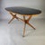 Black Oval Table with Black Glass Top, Italy, 1950s For Sale - Image 8 of 8