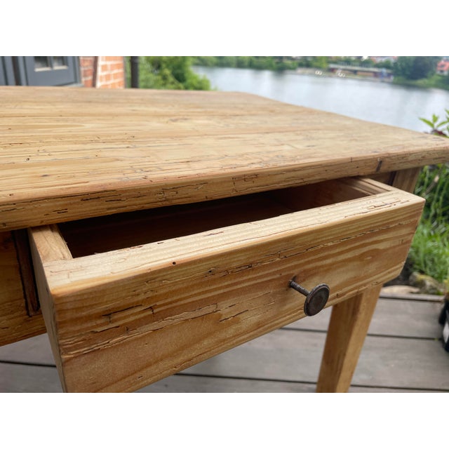 Wood Antique Side Table, 1890s For Sale - Image 7 of 15