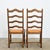 Wood 19th Century Set of 14 Ladder Back and Rush Seat Dining Chairs For Sale - Image 7 of 18