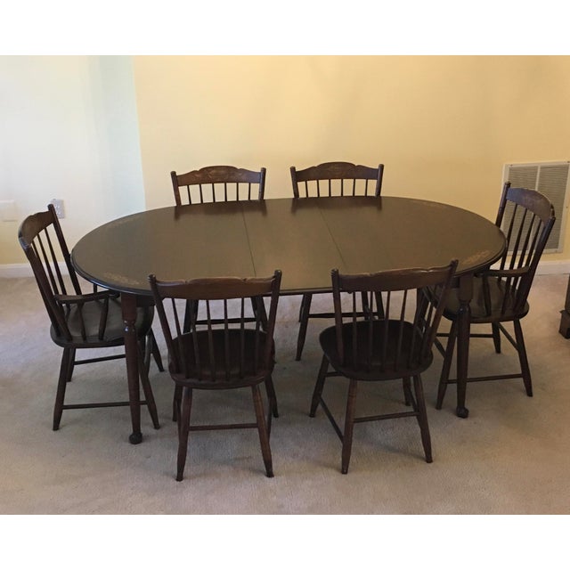 Hitchcock Dining Table & Chairs Dining Set Chairish