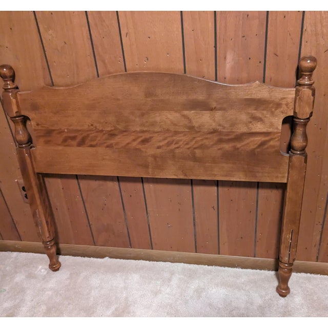1970s Ethan Allen Heirloom Collection Vintage Headboard Chairish