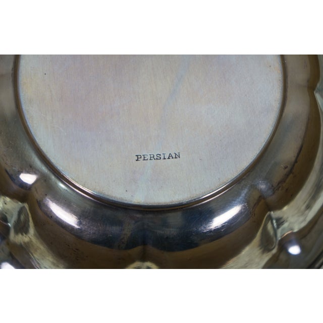 Silver Late 20th Century International Sterling Silver B27 Persian Compote Bowl Dish 113g 6" For Sale - Image 8 of 12