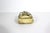 1970s Vintage Camel Bone and Brass Box, Brass Inlay, Lidded, Carving, Hinged Lid Ring Box, Brown Ivory Gold Trinket For Sale - Image 5 of 9