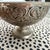 1970s Large 1970s Silver Decorative Pedestal Bowl With Heart Details For Sale - Image 5 of 8