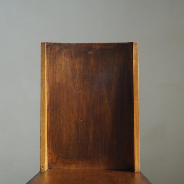 Dutch Art Deco Modernist The Hague School Side Chair, 1920s For Sale - Image 16 of 18