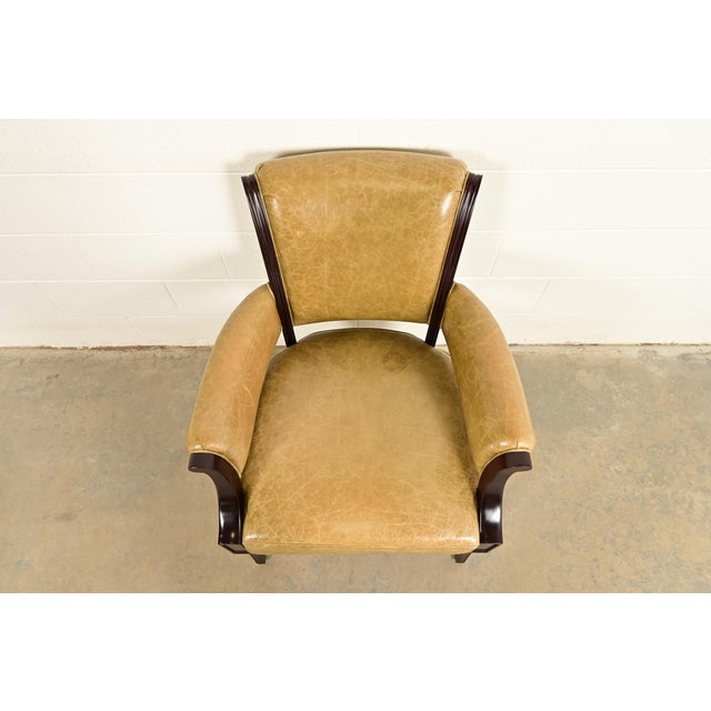 1990s Barbara Barry for Baker Furniture Modern Regency Lounge Chair For Sale - Image 5 of 14