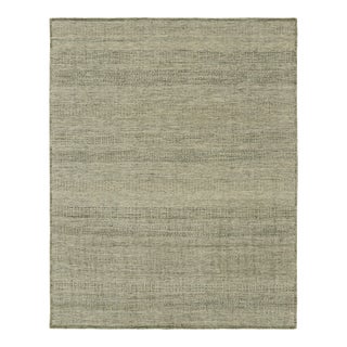 Rug & Kilim’s Contemporary Textural Rug in Tones of Green - 6x8 For Sale