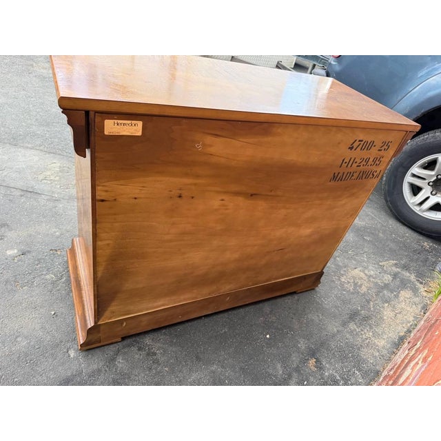 Mid 20th Century Henredon Furniture Burlwood Buffet Server For Sale - Image 15 of 16