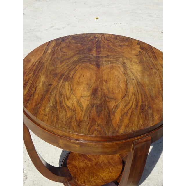 Art Deco Coffee Table in Walnut and Burr Walnut, 1920s For Sale - Image 4 of 18