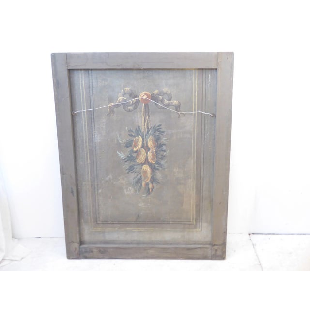 Late 18th Century 18th Century French Blue Gray Screen Panels - a Pair For Sale - Image 5 of 7