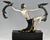 Art Deco Bronze Sculpture of a Lady with Birds of Paradise from G. Daverny, 1930 For Sale - Image 6 of 10