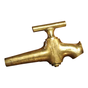 Polished Antique Bronze Wine Barrel Spout From France