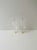 A beautiful pair of crystal Champagne flute glasses, Midcetury Modern design period, by Rosenthal Studio-Line, circa...
