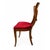 Empire Mahogany Chairs with Fan-Shaped Carved Backrest, Set of 3 For Sale - Image 4 of 6