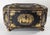 Black 19th Century Chinese Export Black Lacquer Tea Caddy With Gilt Decoration For Sale - Image 8 of 13