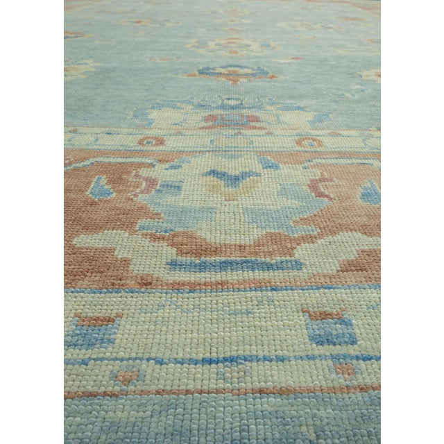 Early 21st Century Turkish Oushak Rug 11'7" x 14'10" #18595 For Sale - Image 5 of 8