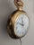 Vintage Brass Pocket Watch Style Electric Plug in Wall Clock For Sale - Image 10 of 11