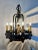Bronze & Iron 8-Light Gothic Chandelier With Figural Harlequin Sculpted on Plinth For Sale - Image 13 of 13