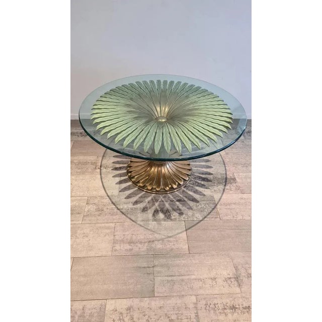 Round Italian Carved Wood Dining Table For Sale - Image 10 of 10