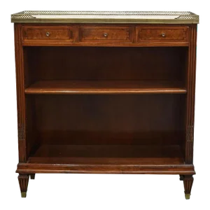Maison Jansen Marble and Brass Topped Etegere, Early 20th Century