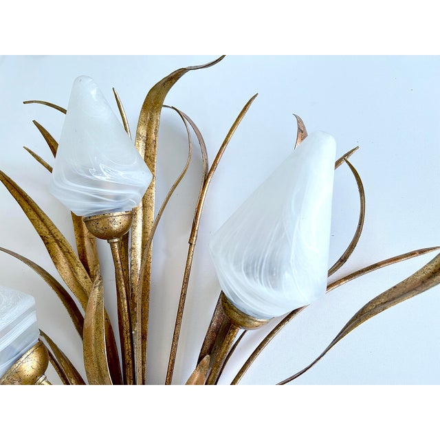 Large Vintage Tole Wall Light from Kögl For Sale - Image 17 of 18