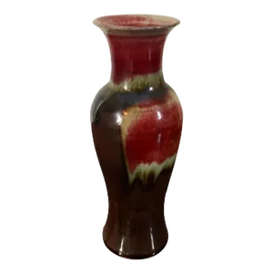 19th Century Chinese Flambe Oxblood Sang de Boeuf Porcelain Vase