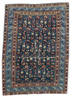Antique Caucasian Karabagh Rug, 1890s