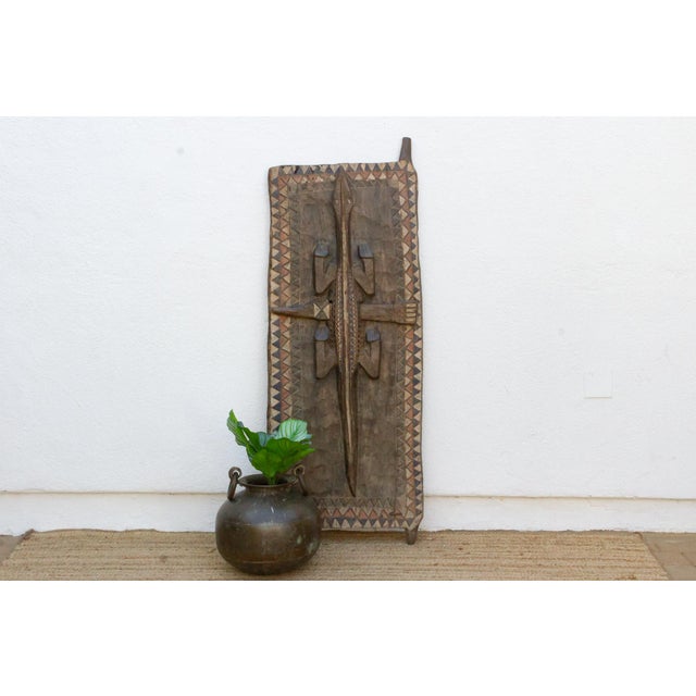 Rare High Relief Sculptural Crocodile Door For Sale In Los Angeles - Image 6 of 6