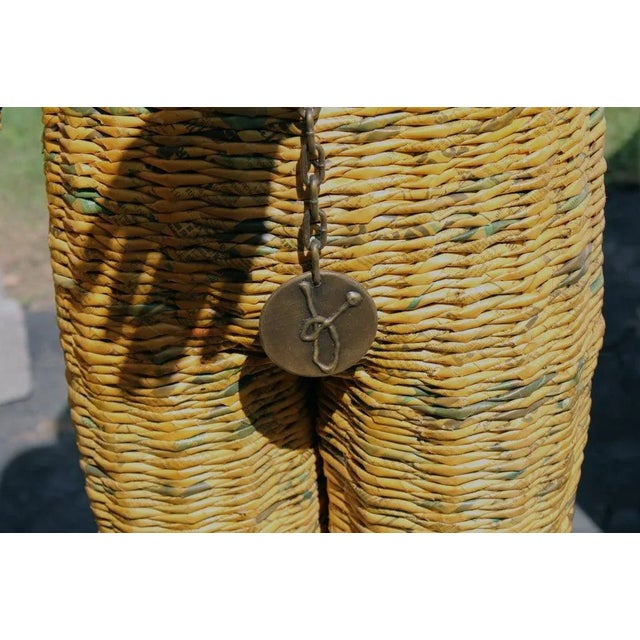 1990s Rolled Newspaper Family by Fernandez For Sale - Image 5 of 11