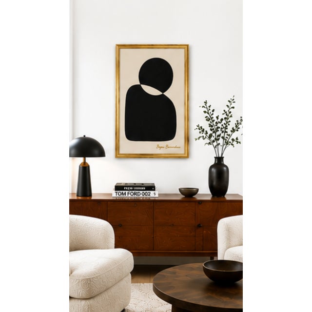 Harmony I is an original abstract composition from Bryan Boomershine’s Cream & Black Organic Collection, exploring the...
