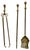 Arts & Crafts Brass Fireside Tools, 1880, Set of 3 For Sale