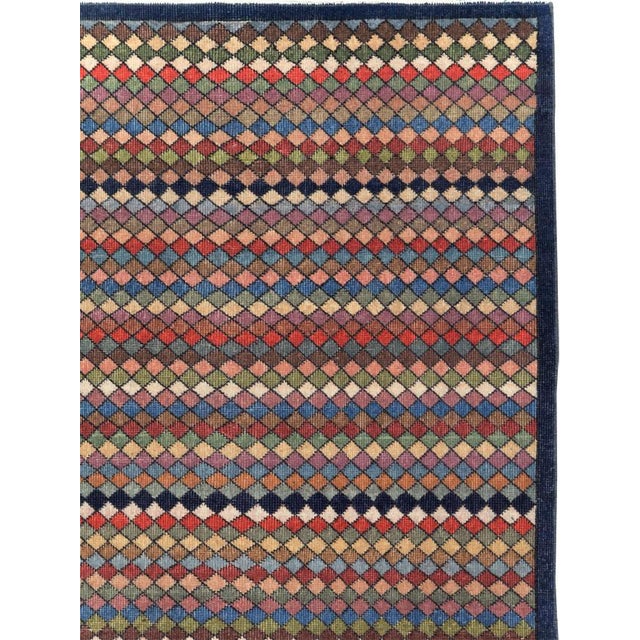 A vintage Turkish Anatolian small room size carpet handmade during the mid-20th century. Measures: 6' 6" x 10' 5".