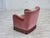 Danish Armchair in Pink Velour and Oak, 1960s For Sale - Image 9 of 18