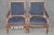 Pair of Antique French Louis XVI Style Carved Arm Chairs C. 1940's For Sale - Image 4 of 8