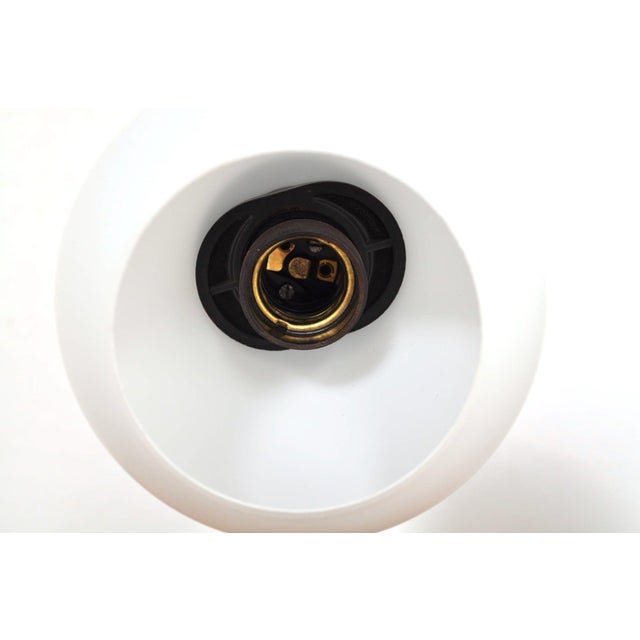 1960s Vintage Bakelite Wall Light in Milk Glass, 1960s For Sale - Image 5 of 8