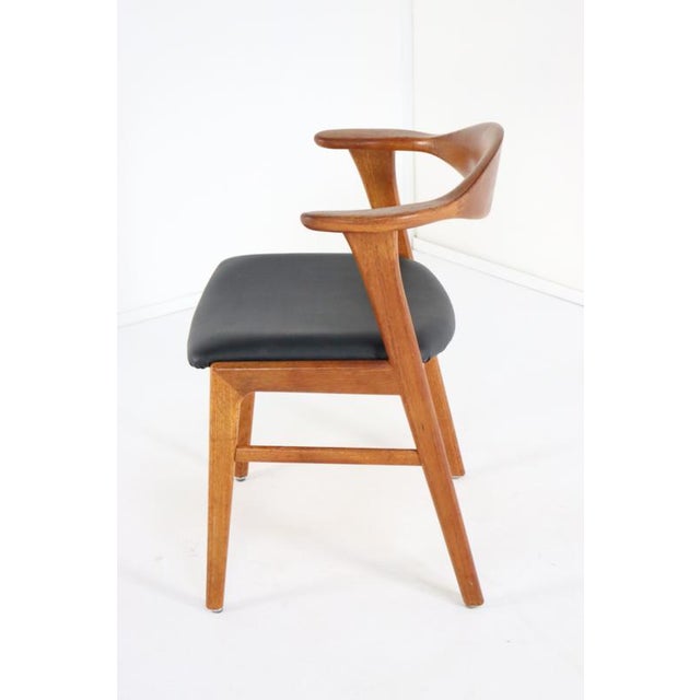 1960s Desk Chairs Model 49 attributed to Erik Kirkegaard for for Høng Stolefabrik, 1960s, Set of 4 For Sale - Image 5 of 16